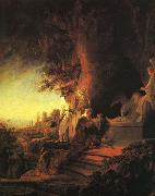 Rembrandt Peale The Risen Christ Appearing to Mary Magdalen oil painting picture wholesale